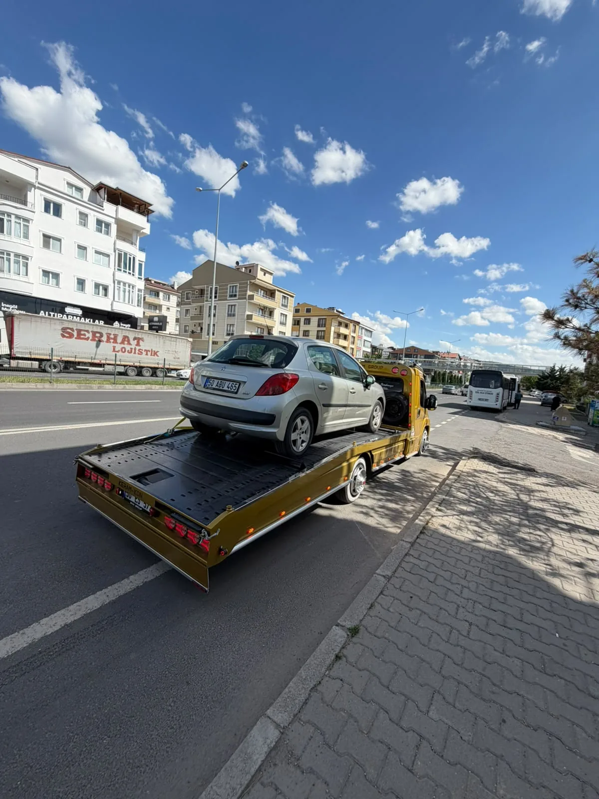 Nevşehir oto çekici Peugeot taşıma